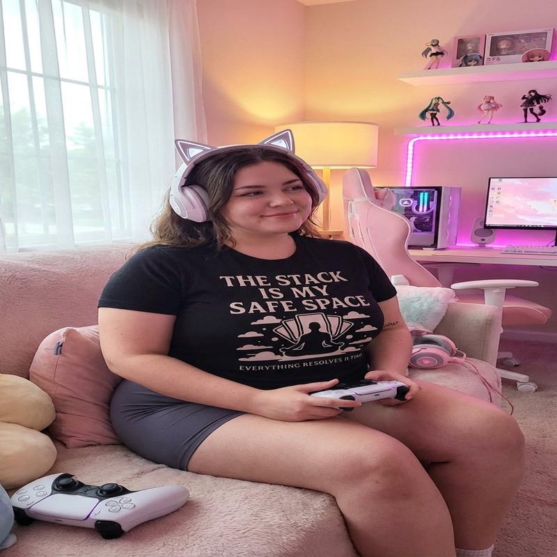 \"The Stack Is My Safe Space\" Organic T-Shirt - Premium TCG Gamer Apparel