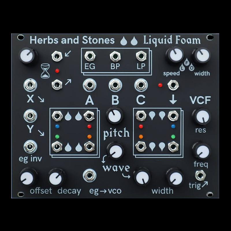 Liquid Foam Synth and Sequencer Module (Eurorack Version)